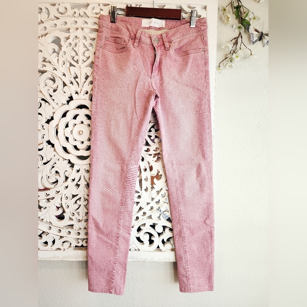 IRO JEANS PINK Narkyce Skinny in Old Pink JEANS Old Pink Size 25 - Picture 9 of 16